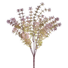 Imagem de BUQUÊ DECORATIVO DE FOLHAS LAVANDA VERDE VERDE EM PLÁSTICO MOLDÁVEL 35X17CM - GRILLO - Grillo Ltda