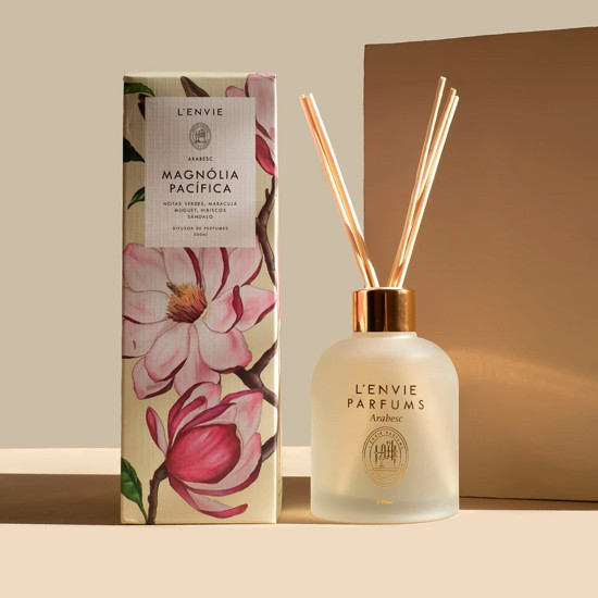 Imagem DIFUSOR DE PERFUME MAGNOLIA PACIFICA  ARABESC 200ML L'ENVIE