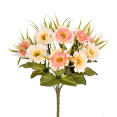 Imagem de BUQUÊ DECORATIVO DE POPPY COR BLUSH EM PLÁSTICO MOLDÁVEL 32X17 CM - GRILLO - Grillo Ltda