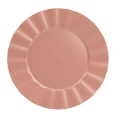 Imagem de SOUSPLAT COM BORDA WAVE COR ROSA 33CM - CROMUS  - Cromus Embalagens Ind E Com Ltda