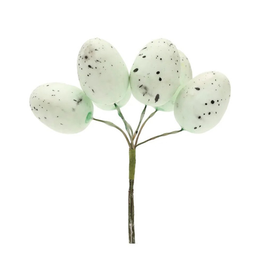 Imagem PICK OVOS DECORATIVOS (FONDANT) COR VERDE CLARO 8X8X12CM - CROMUS 