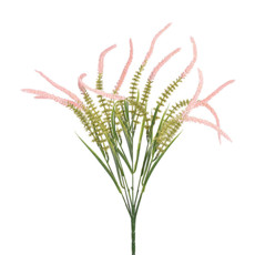 Imagem de BUQUÊ PERMANENTE DE RABO DE RAPOSA ROSA EM PLÁSTICO MOLDÁVEL 51X20CM - GRILLO - Grillo Ltda