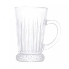 Imagem de TAÇA PARA CAPPUCCINO DE VIDRO DELI DIAMANTE 210ML - LYOR - Coliseu Presentes Ltda