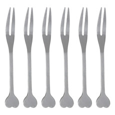Imagem de JOGO 6 GARFOS APERITIVOS INOX 10CM - HAUSKRAFT - Etilux Industria E Comercio Ltda