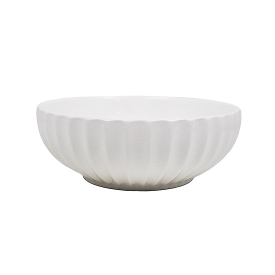 Imagem TIGELA DE CERÂMICA COR BRANCO 25X25X9CM - GRILLO 55046