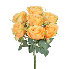 Imagem de BUQUÊ ROSA SILVESTRE X7 AMARELO 7 X 45CM GRILLO 54539 - Grillo Ltda
