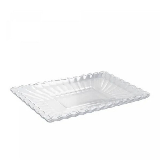 Imagem TRAVESSA DE CRISTAL GENEVA 30CM X 17CM X 3CM - WOLFF