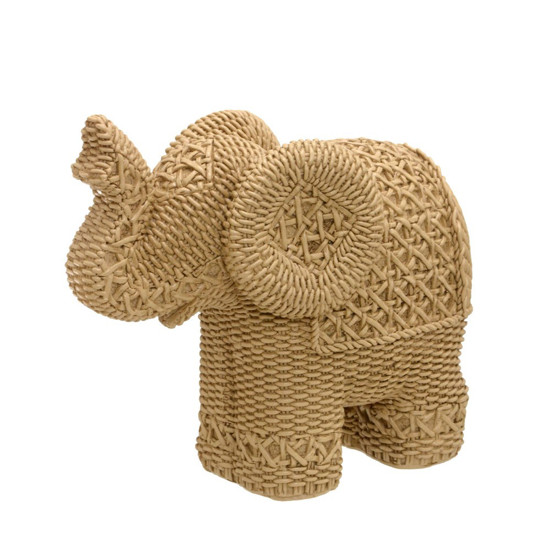 Imagem ELEFANTE DECORATIVO DE RESINA 22,5X11X19CM - MABRUK 