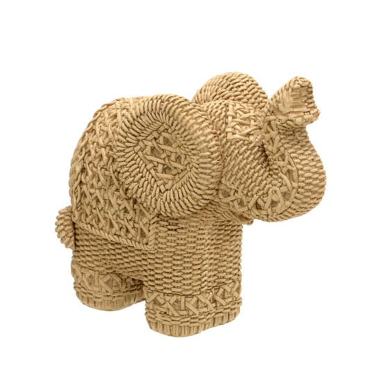 Imagem ELEFANTE DECORATIVO DE RESINA 25,5X13X22CM - MABRUK 
