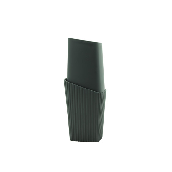 Imagem PORTA ESCOVA BRINOX COM TAMPA NEW SQUARE VERDE - COZA
