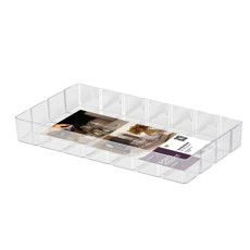 Imagem de BANDEJA BISOTÊ RETANGULAR TRANSPARENTE 35X19X4,5CM PARAMOUNT - Paramount Ind E Com De Plast Ltda