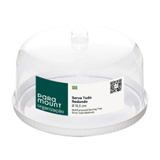 Imagem de PORTA ALIMENTOS QUEIJEIRA DIAMOND 16,5X10,5 CM - PARAMOUNT - Paramount Ind E Com De Plast Ltda