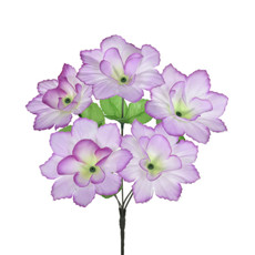 Imagem de HASTE BUQUÊ DE DÁLIA LAVANDA DECORATIVO EM PLÁSTICO MOLDÁVEL 33X23 CM - GRILLO 49712 - Grillo Ltda