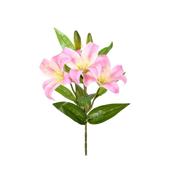 Imagem HASTE LÍRIO TIGRE X3 3D TOQUE REAL LAVANDA 58CM - GRILLO 55314