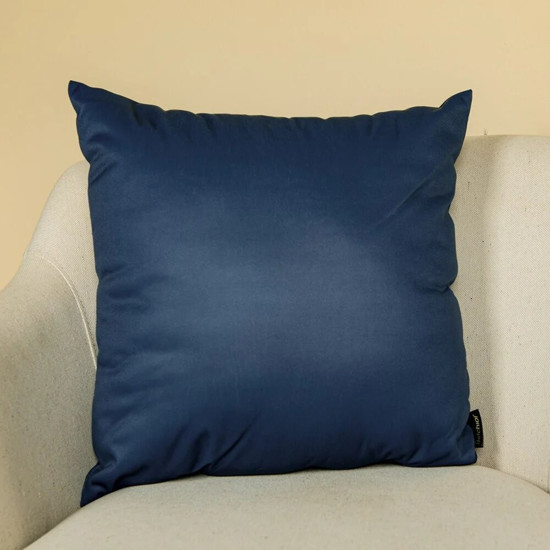 Imagem ALMOFADA DURAND DECORATIVA 149 LISA AZUL 43 CM X 43 CM COR AZUL 