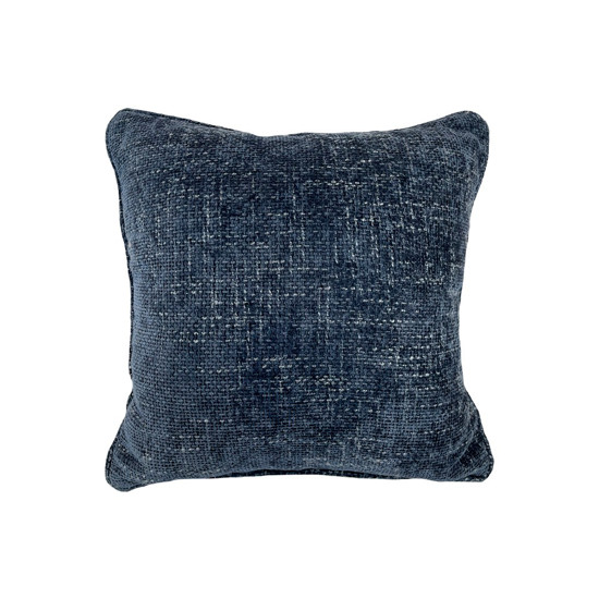 Imagem ALMOFADA DECORATIVA CHENILLE AUSTRIA 55X55CM COR MARINHO - DECORTEXTIL