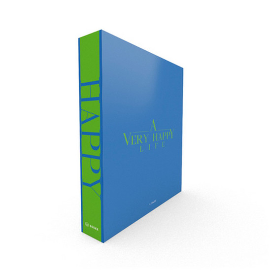 Imagem BOOK BOX VERY HAPPY AZUL 36X27X5CM