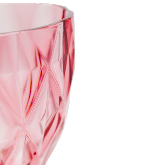 Imagem TAÇA EM ACRÍLICO DIAMOND COR VERMELHA 330ML 