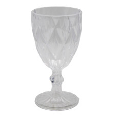Imagem de TAÇA EM ACRÍLICO DIAMOND TRANSPARENTE 330ML - Coliseu Presentes Ltda