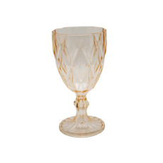 Imagem de TAÇA EM ACRÍLICO DIAMOND COR ÂMBAR 330ML - Coliseu Presentes Ltda
