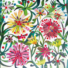Imagem de JOGO DE GUARDANAPO ESTAMPADO GREEN STARLING 20 UNIDADES DE PAPEL 33X33CM  - Tulip Gallery Comercio Imp E Exp De Guardanapos 