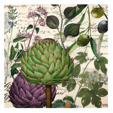 Imagem de JOGO DE GUARDANAPO ESTAMPADO TAORMINA 20 UNIDADES DE PAPEL 33X33CM  - Tulip Gallery Comercio Imp E Exp De Guardanapos 