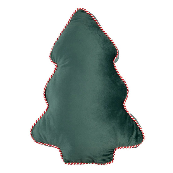 Imagem ALMOFADA NATALINA 495 FORMATO ARVORE DE NATAL COM CORDAO 37 CM X 53,5 CM