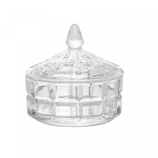 Imagem POTICHE DE CRISTAL DELI 13CM X 13CM X 12CM