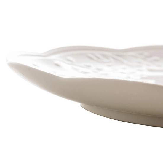 Imagem PRATO RASO EM PORCELANA NEW BONE LYOR BURTTERFLY FLOWER 26,5CM