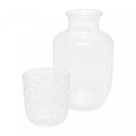 Imagem MORINGA DE VIDRO COM COPO CHESS 500ML/145ML
