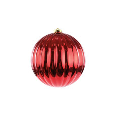Imagem de BOLA NATALINA GOMOS COR VERMELHO 15CM - CROMUS - Cromus Embalagens Ind. E Com. Ltda