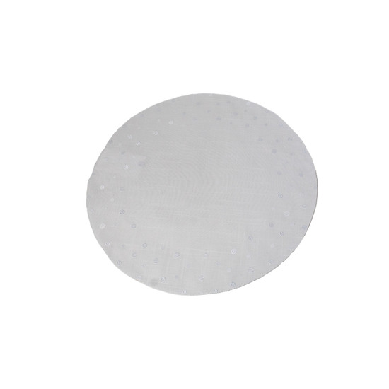Imagem LUGAR AMERICANO AUGURI CASA BUBBLY BRANCO COM BORDADO 40CM 
