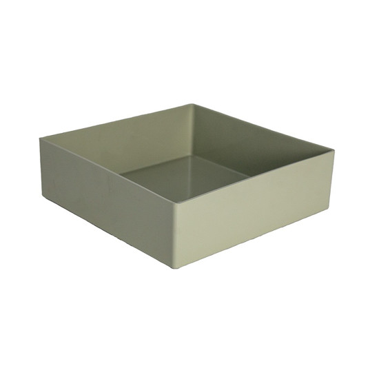 Imagem BASE QUADRADA LEUCA COR CONCRETO DE PLÁSTICO 19,5X19,5X6CM