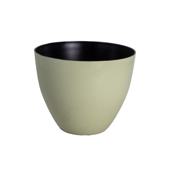 Imagem VASO BACIA LEUCA COR CONCRETO DE PLÁSTICO 16X16X13CM 