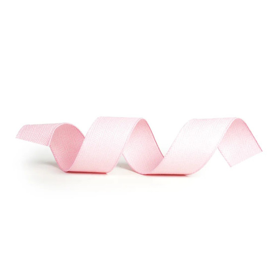 Imagem FITA ARAMADA TEXTURIZADA COR ROSA 6,3CM X 9,14 METROS - CROMUS 