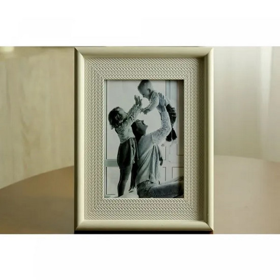 Imagem PORTA-RETRATO DE POLIESTIRENO ROPE BEGE 15CM X 20CM - LYOR