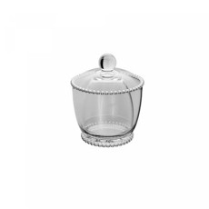 Imagem de MANTEIGUEIRA FRANCESA DE VIDRO COM TAMPA PEARL 10,5CM X 10,5CM X 11CM - WOLFF - Rojemac Impotacao E Exportacao Ltda