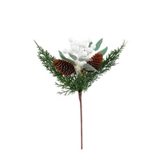Imagem de GALHO DECORATIVO MÉDIO COM FRUTAS E PINHA 40X22X14CM - CROMUS  - Cromus Embalagens Ind. E Com. Ltda