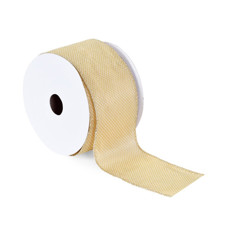 Imagem de FITA DECORATIVA  NATALINA BEGE EM POLIÉSTER 6,3CMX9,14M - GRILLO 56651 - Grillo Ltda