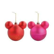 Imagem de JOGO DE 4 BOLAS DECORATIVAS NATALINAS COLORIDAS EM PLÁSTICO 8CM - Cromus Embalagens Ind. E Com. Ltda