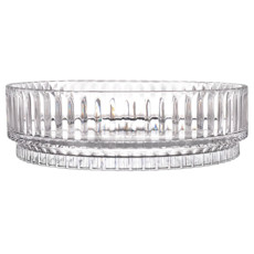 Imagem de CENTRO DE MESA REDONDO DÓRICA  DECORATIVO EM CRISTAL ECOLÓGICO 9X30 CM - Full Fit Industria Importacao E Comercio Ltda.