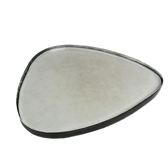 Imagem BANDEJA DECORATIVA EM VIDRO TRANSPARENTE 2X31X29 CM