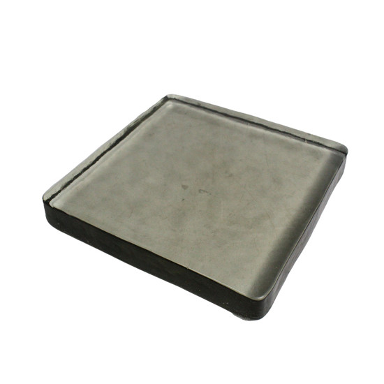 Imagem BANDEJA DECORATIVA EM VIDRO NA COR CINZA 2X17 CM
