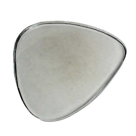 Imagem BANDEJA DECORATIVA EM VIDRO TRANSPARENTE 2X31X29 CM