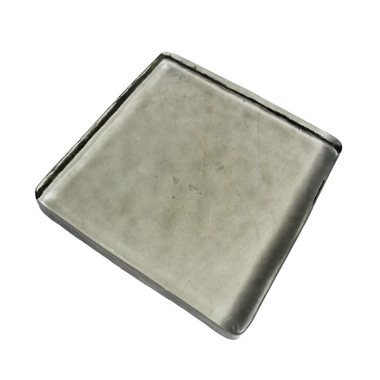 Imagem BANDEJA DECORATIVA EM VIDRO NA COR CINZA 2X17 CM