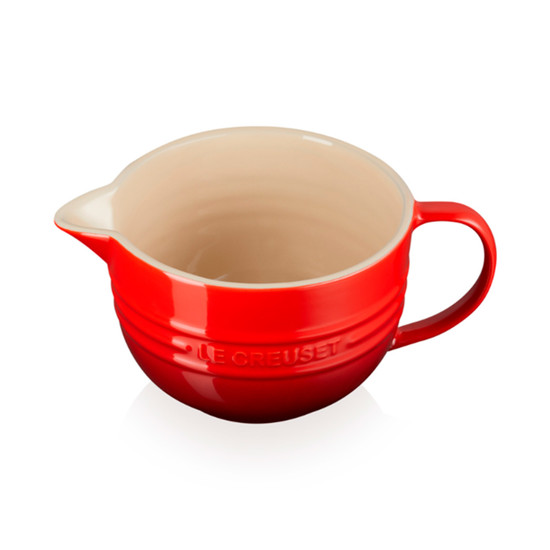 Imagem BOWL DE PREPARO EM CERÂMICA VERMELHO 2L 12,3X26,1X18,3 CM - LE CREUSET