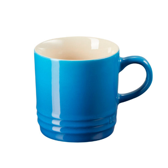 Imagem CANECA LONDON EM CERÂMICA AZUL MARSEILLE 200ML  7,8X7X7 CM - LE CREUSET