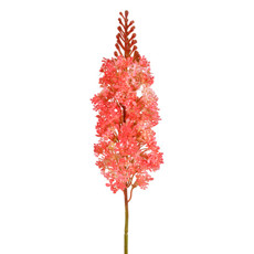 Imagem de HASTE DECORATIVA PERMANENTE DE DELFINIUM LARANJA EM PLÁSTICO MOLDÁVEL 85X10 CM - Grillo Ltda