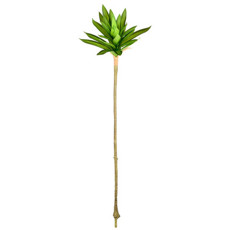 Imagem de HASTE PERMANENTE DRACENA REAL TOQUE VERDE EM PLÁSTICO MOLDÁVEL 90X32 CM GRILLO 56293 - Grillo Ltda