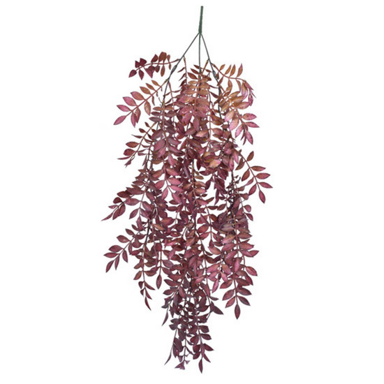Imagem PENDENTE DE FOLHAS PERMANENTE VERMELHO OUTONO EM PLÁSTICO 78X30 CM - GRILLO 55366